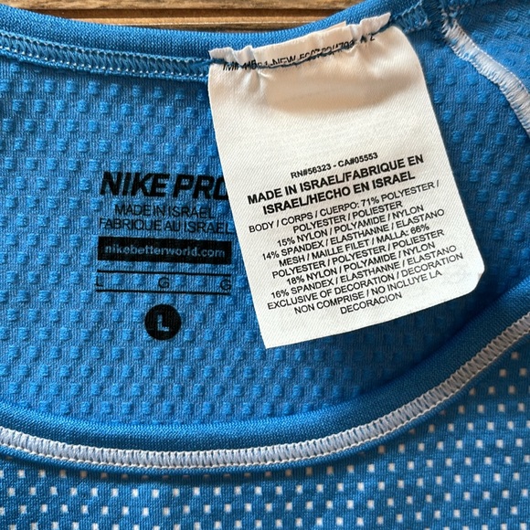 NWT Nike Pro Dri-Fit Competition Base Layer Short Sleeve Fitted Shirt, Large - Picture 3 of 8